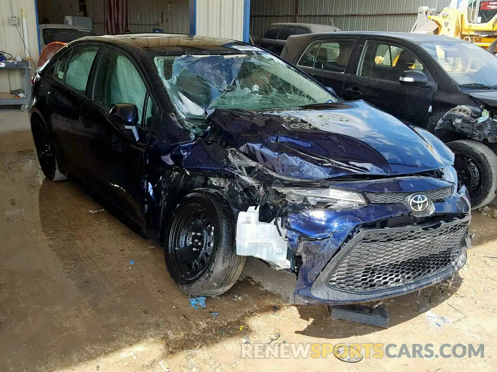 1 Photograph of a damaged car JTDEPRAE3LJ032049 TOYOTA COROLLA 2020