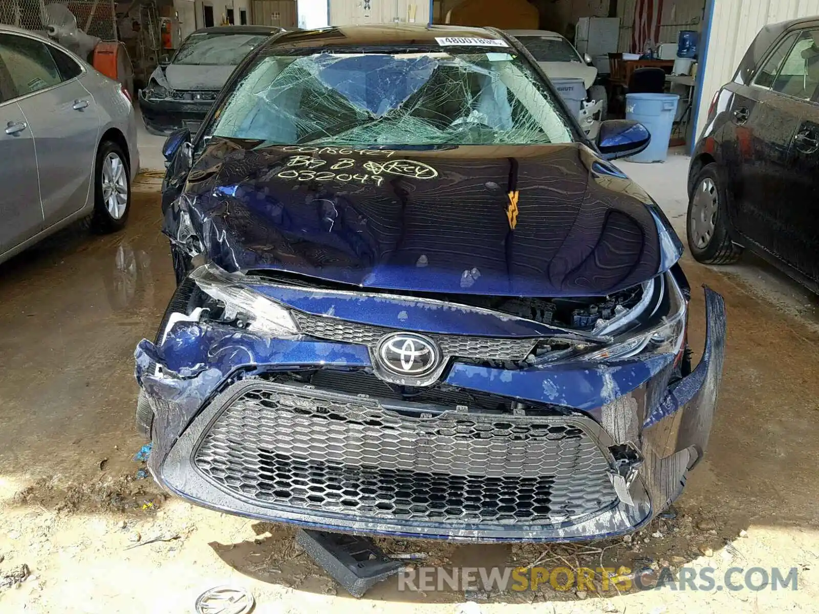 9 Photograph of a damaged car JTDEPRAE3LJ032049 TOYOTA COROLLA 2020