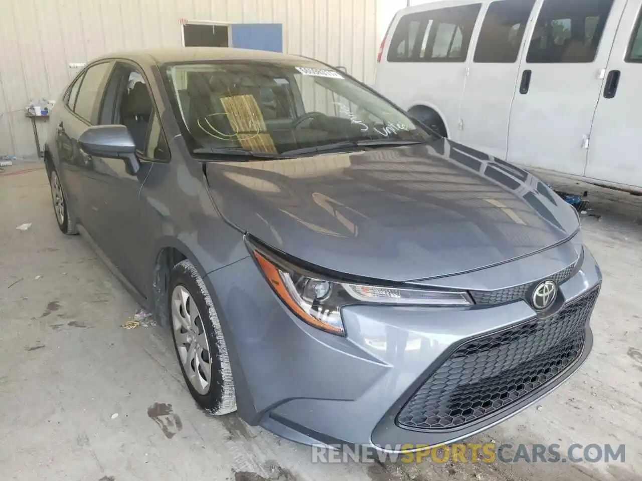 1 Photograph of a damaged car JTDEPRAE3LJ032102 TOYOTA COROLLA 2020