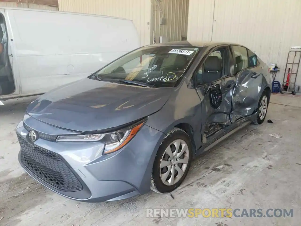 10 Photograph of a damaged car JTDEPRAE3LJ032102 TOYOTA COROLLA 2020