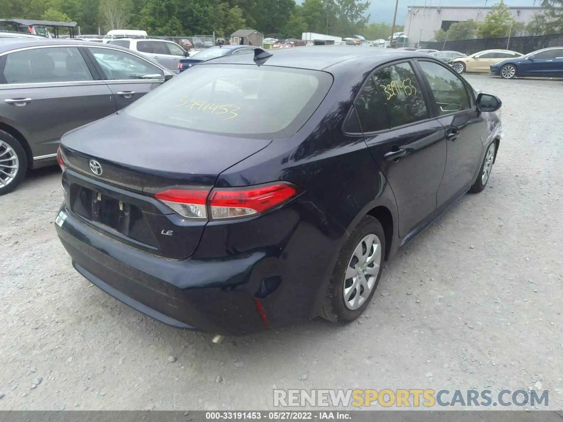 4 Photograph of a damaged car JTDEPRAE3LJ032133 TOYOTA COROLLA 2020