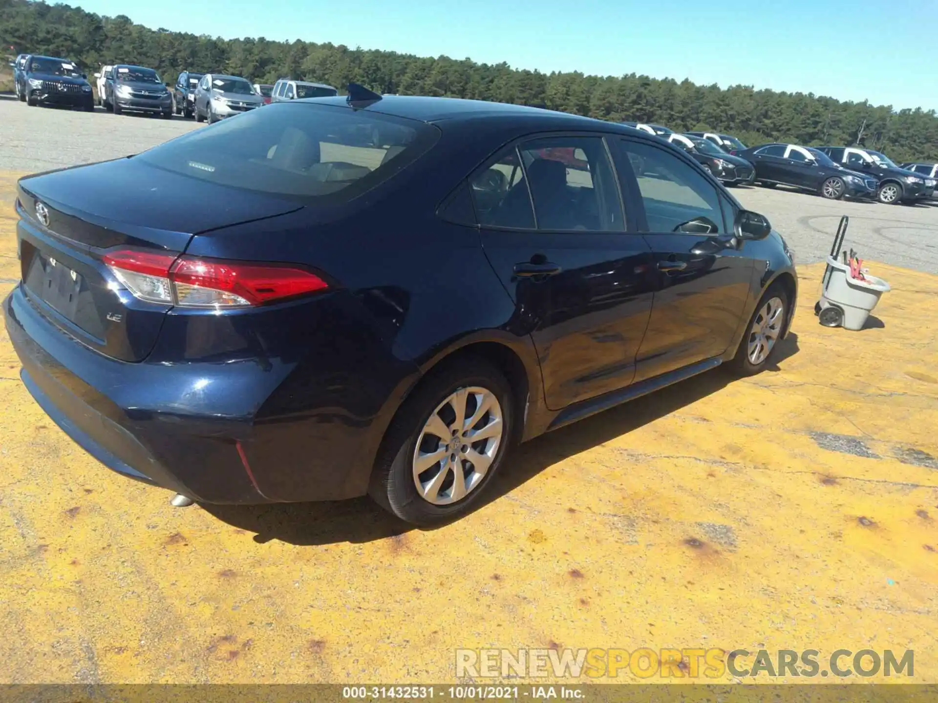 4 Photograph of a damaged car JTDEPRAE3LJ032830 TOYOTA COROLLA 2020