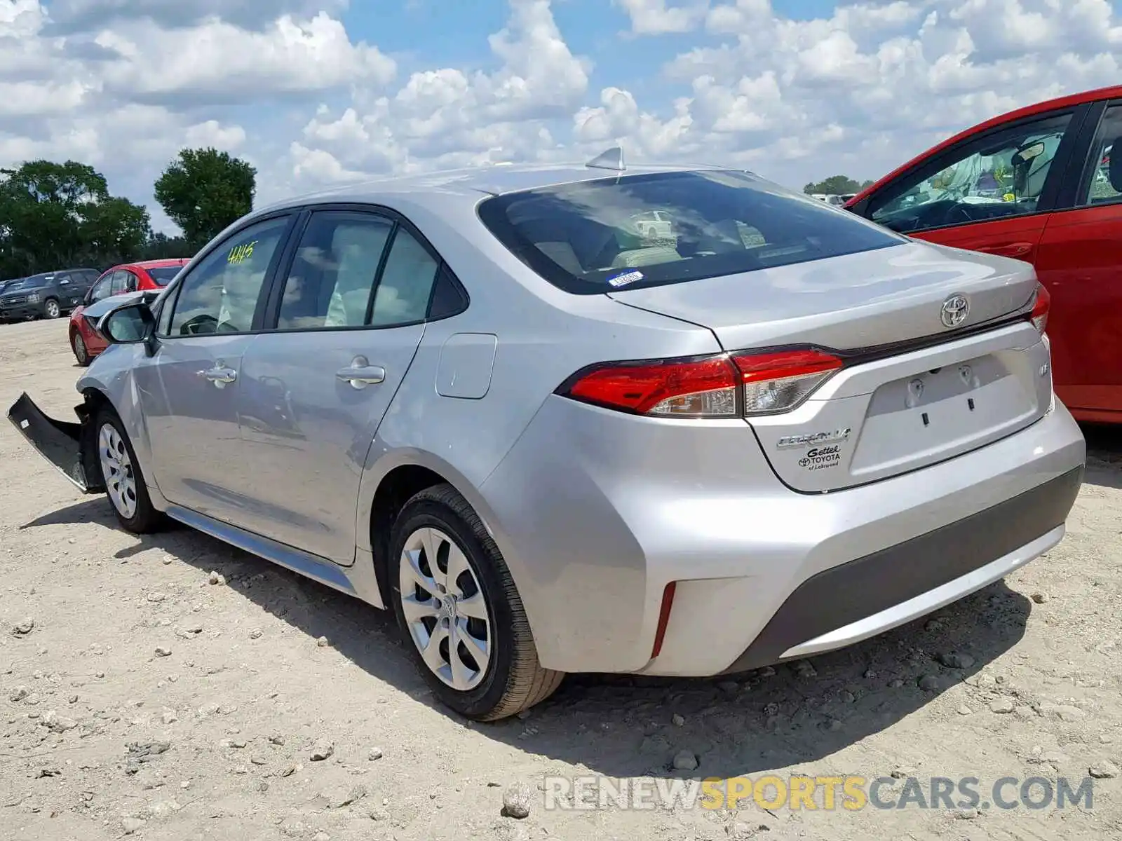 3 Photograph of a damaged car JTDEPRAE3LJ033282 TOYOTA COROLLA 2020