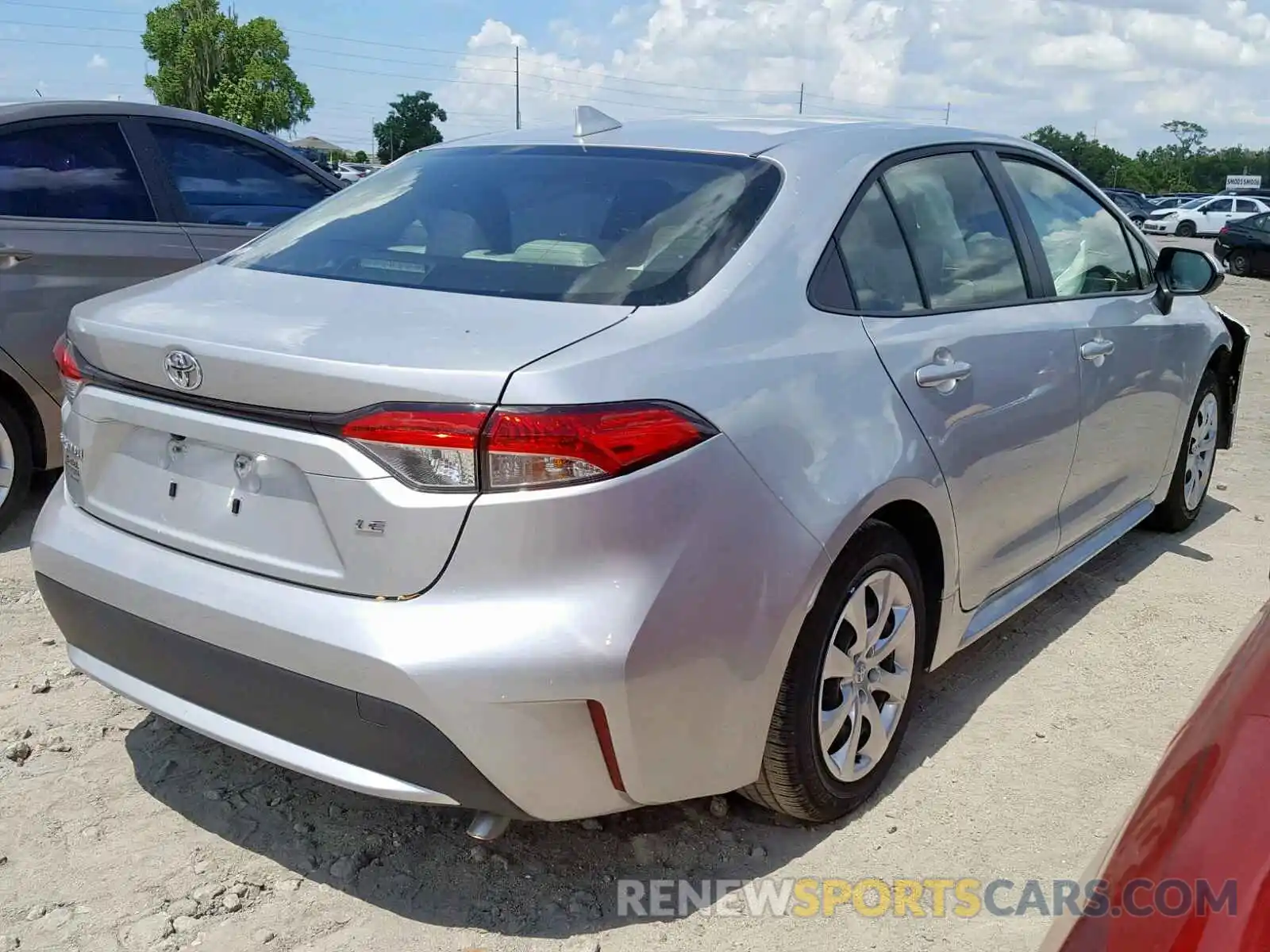 4 Photograph of a damaged car JTDEPRAE3LJ033282 TOYOTA COROLLA 2020