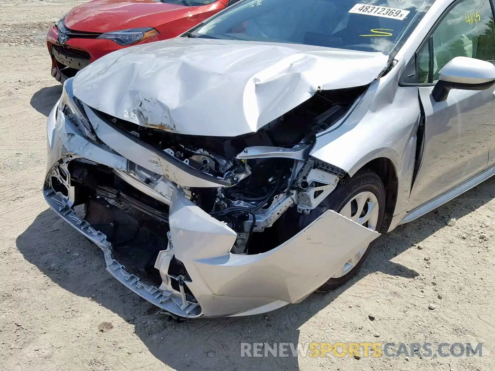 9 Photograph of a damaged car JTDEPRAE3LJ033282 TOYOTA COROLLA 2020