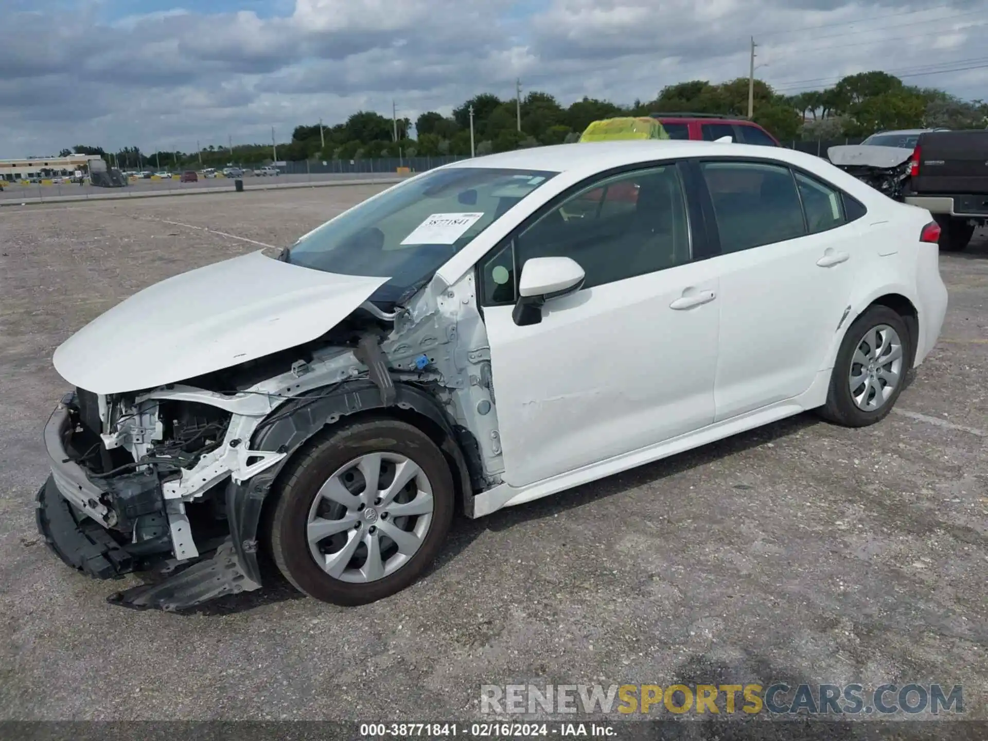 6 Photograph of a damaged car JTDEPRAE3LJ033296 TOYOTA COROLLA 2020