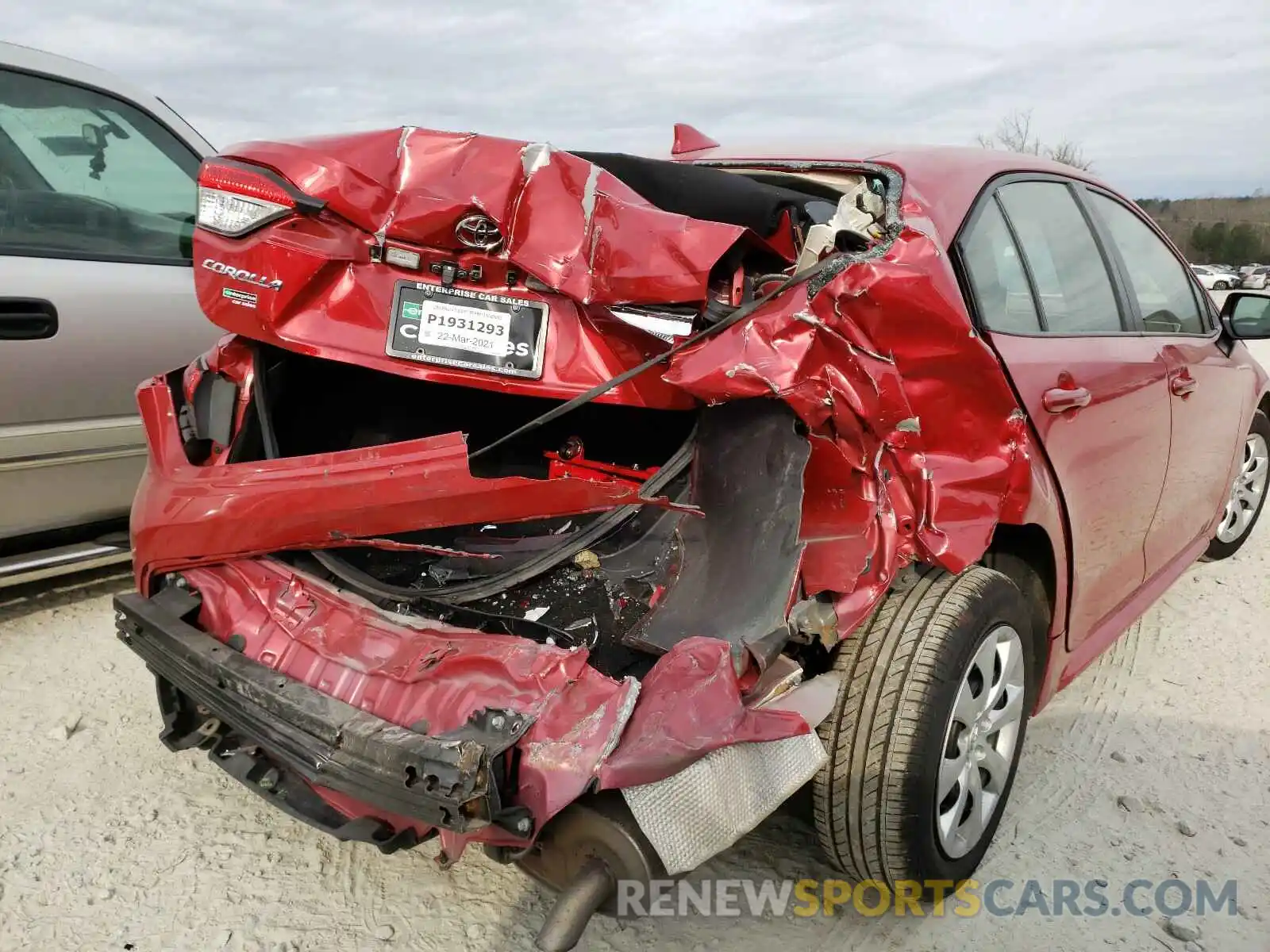 9 Photograph of a damaged car JTDEPRAE3LJ033430 TOYOTA COROLLA 2020