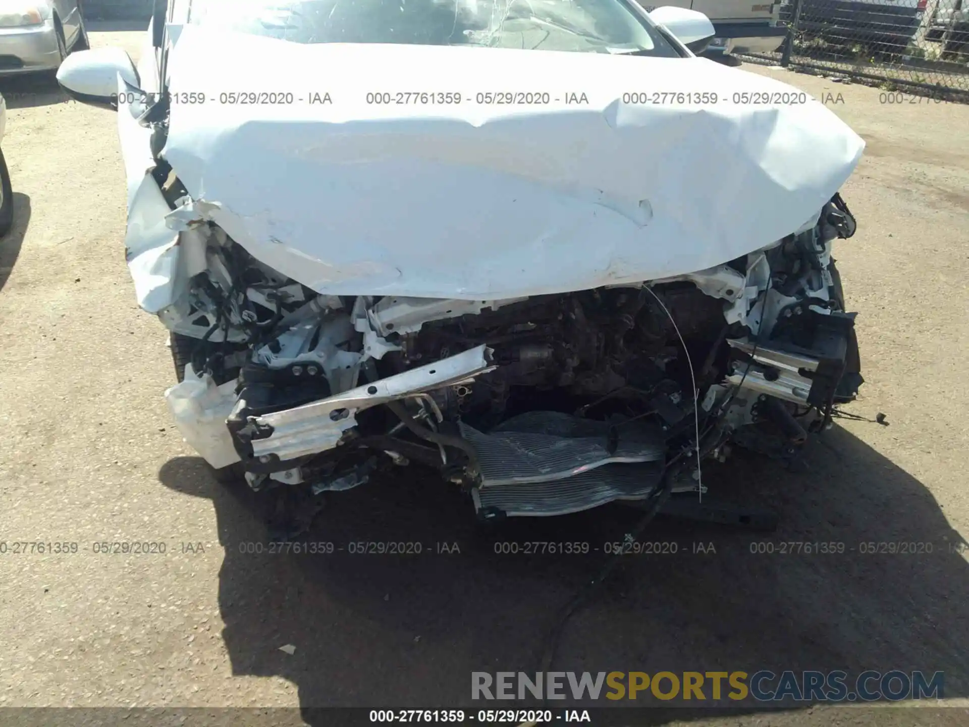 6 Photograph of a damaged car JTDEPRAE3LJ033606 TOYOTA COROLLA 2020