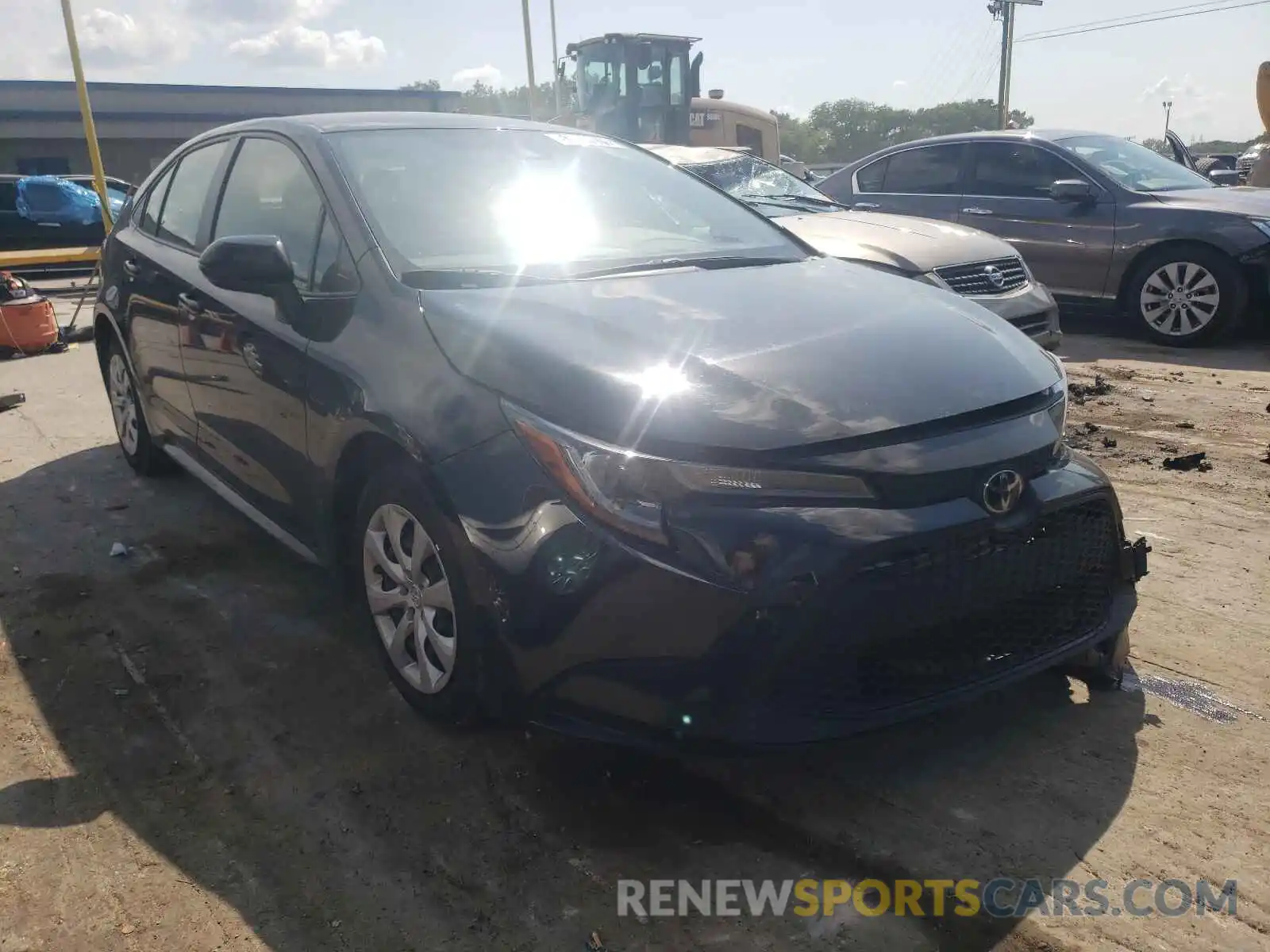 1 Photograph of a damaged car JTDEPRAE3LJ033962 TOYOTA COROLLA 2020