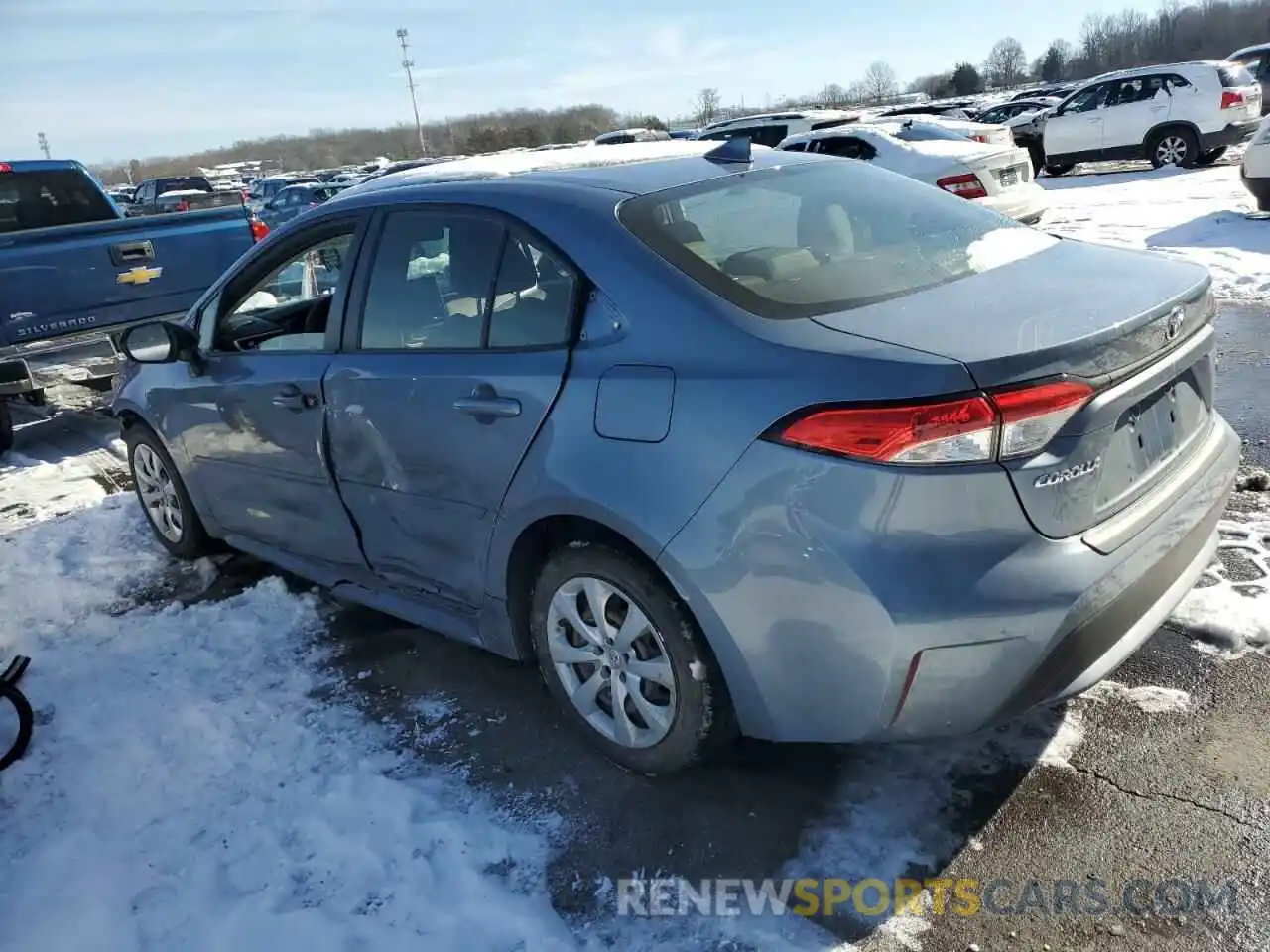 2 Photograph of a damaged car JTDEPRAE3LJ034366 TOYOTA COROLLA 2020