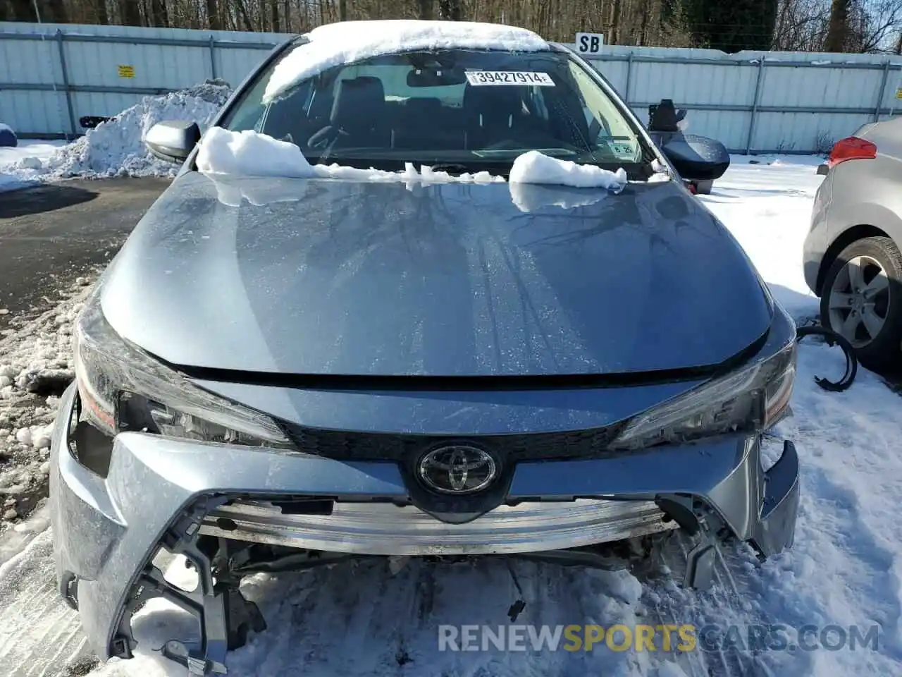 5 Photograph of a damaged car JTDEPRAE3LJ034366 TOYOTA COROLLA 2020