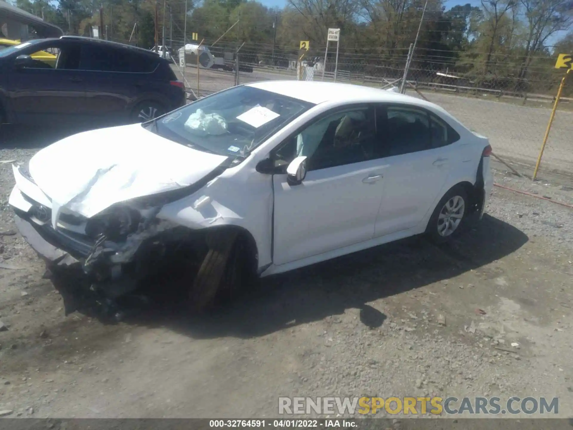 2 Photograph of a damaged car JTDEPRAE3LJ034951 TOYOTA COROLLA 2020