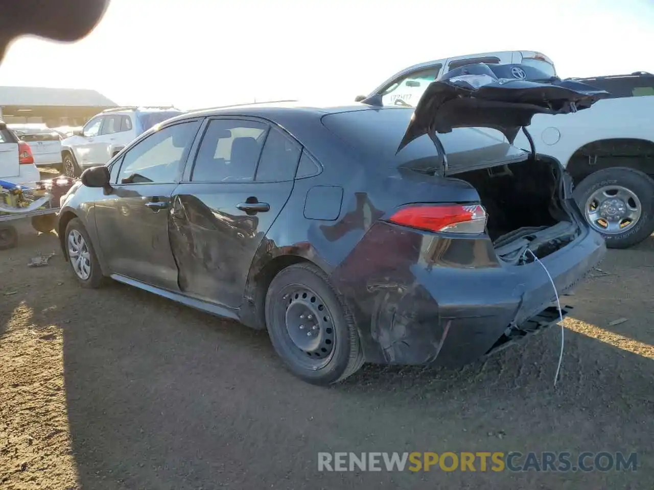 3 Photograph of a damaged car JTDEPRAE3LJ035145 TOYOTA COROLLA 2020