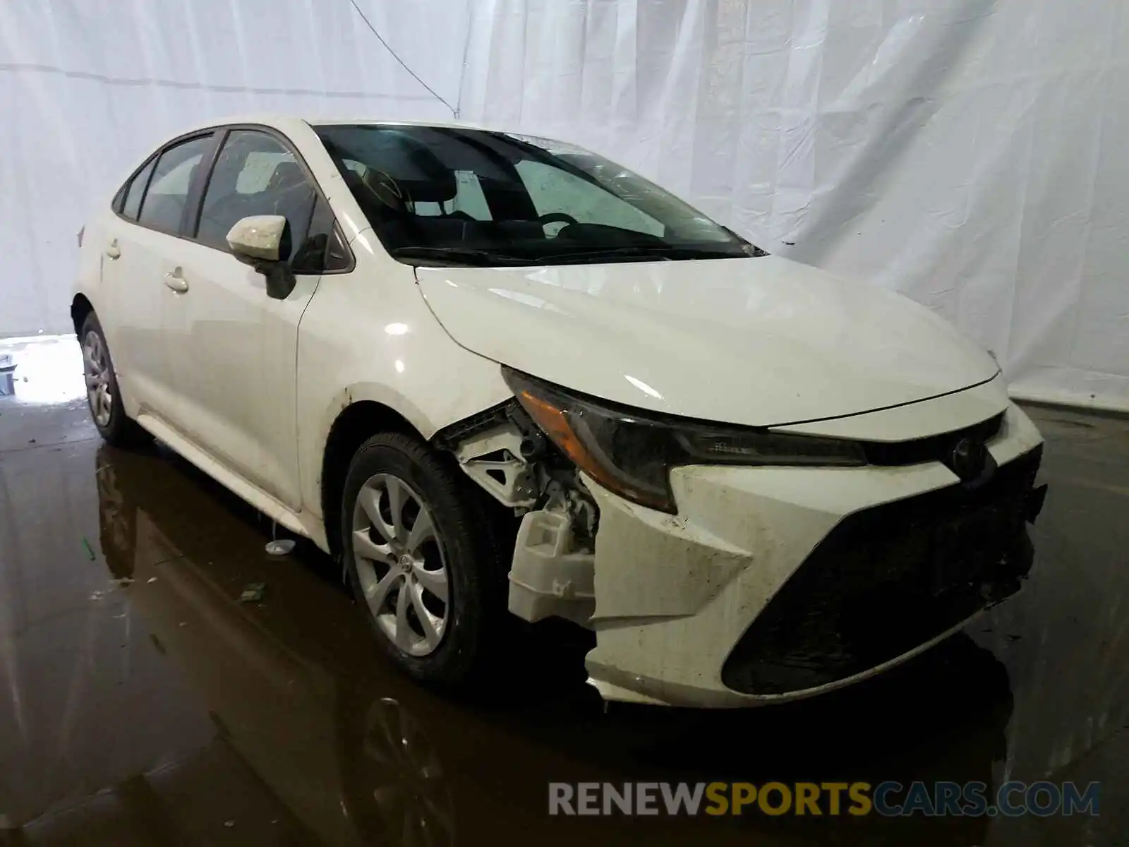 1 Photograph of a damaged car JTDEPRAE3LJ035324 TOYOTA COROLLA 2020