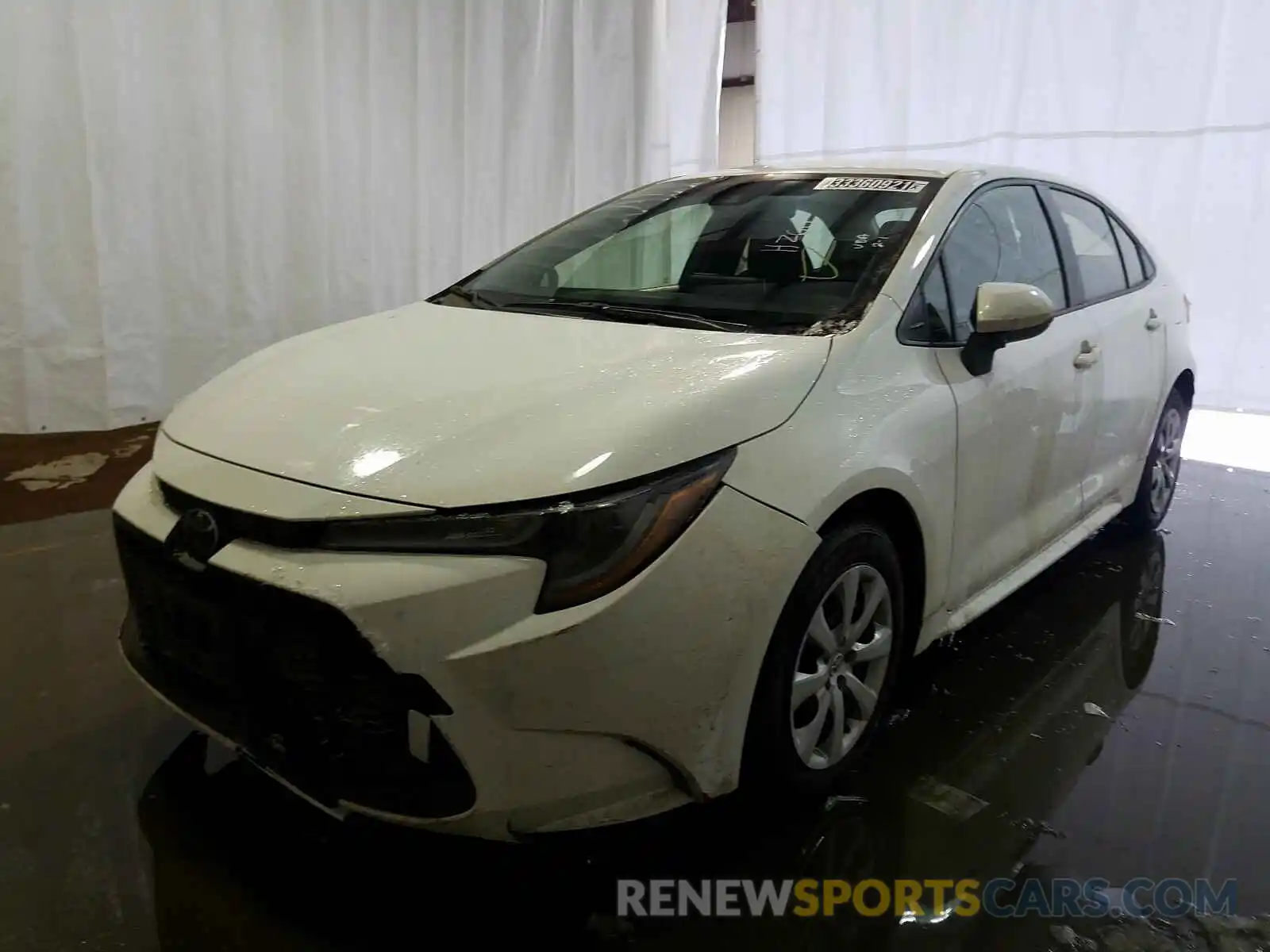 2 Photograph of a damaged car JTDEPRAE3LJ035324 TOYOTA COROLLA 2020