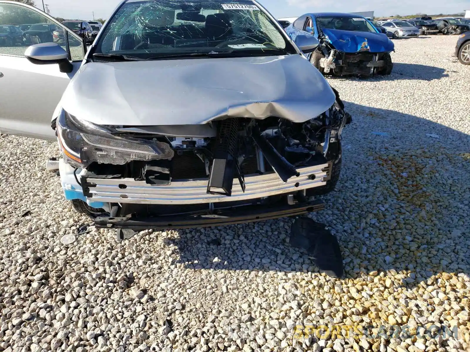 9 Photograph of a damaged car JTDEPRAE3LJ035534 TOYOTA COROLLA 2020