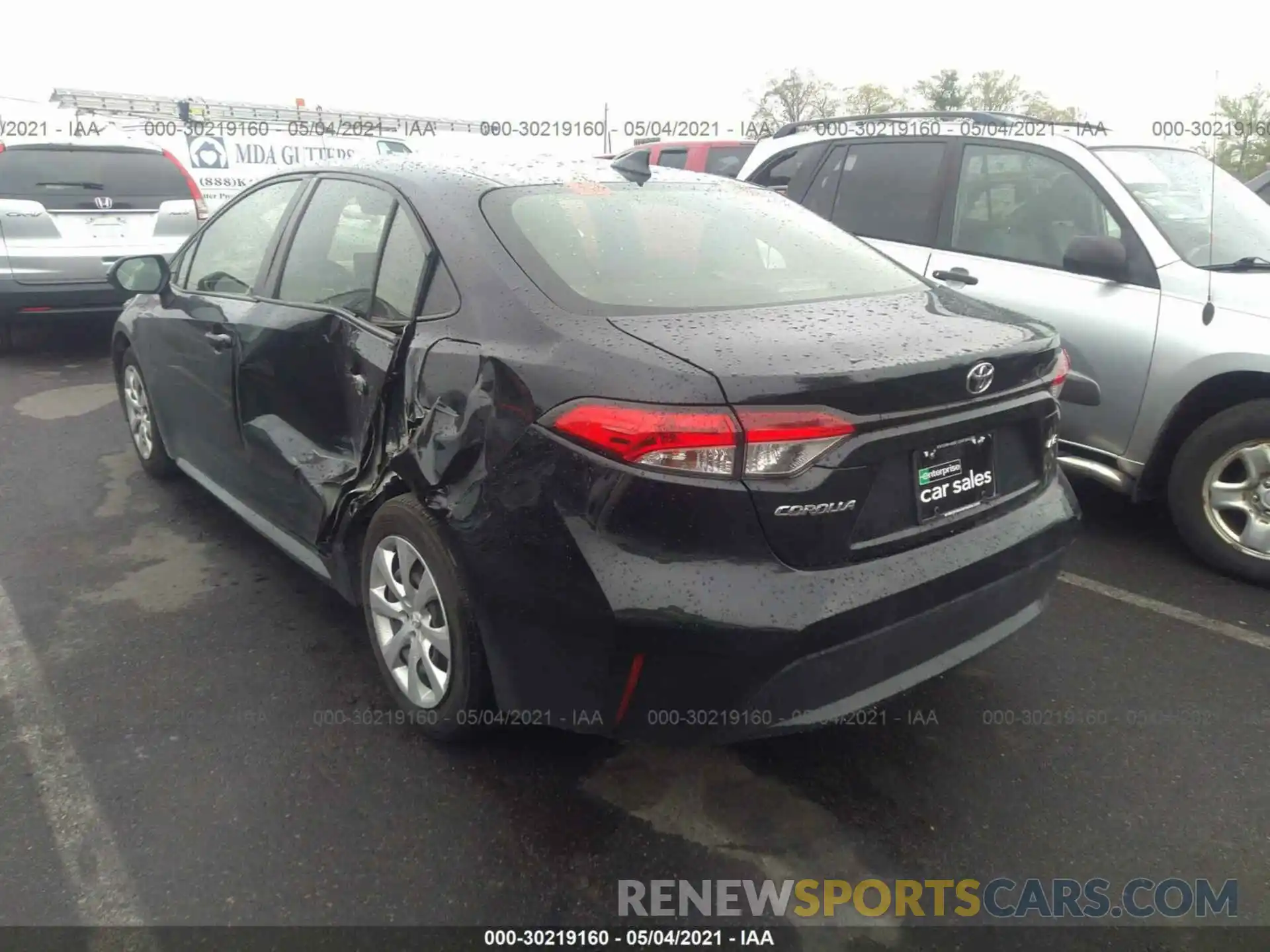 3 Photograph of a damaged car JTDEPRAE3LJ035551 TOYOTA COROLLA 2020