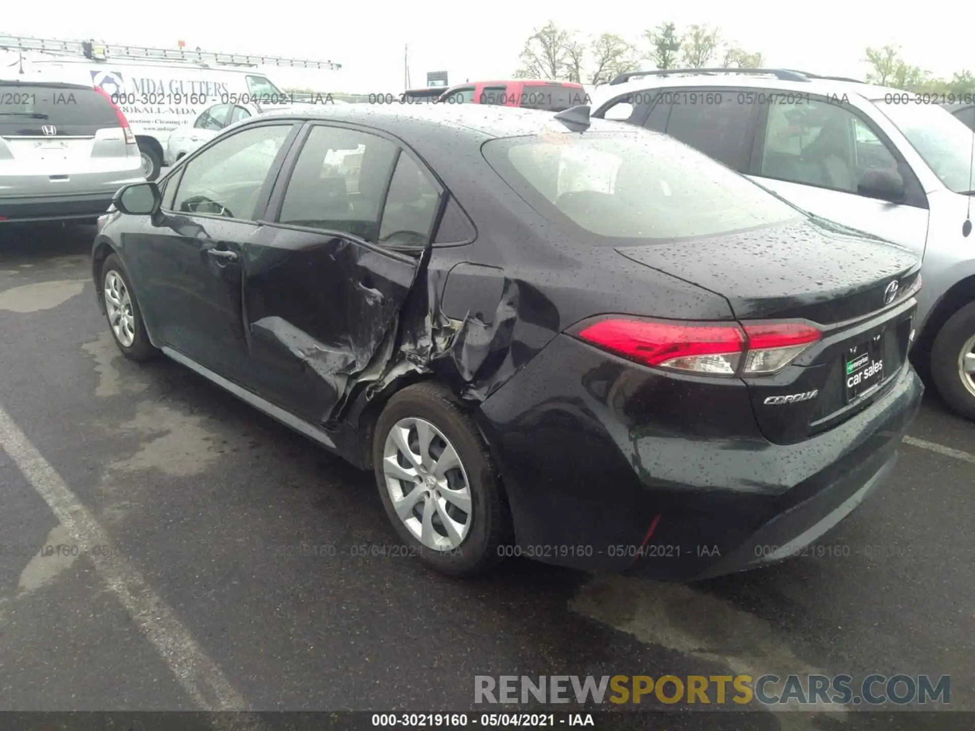 6 Photograph of a damaged car JTDEPRAE3LJ035551 TOYOTA COROLLA 2020