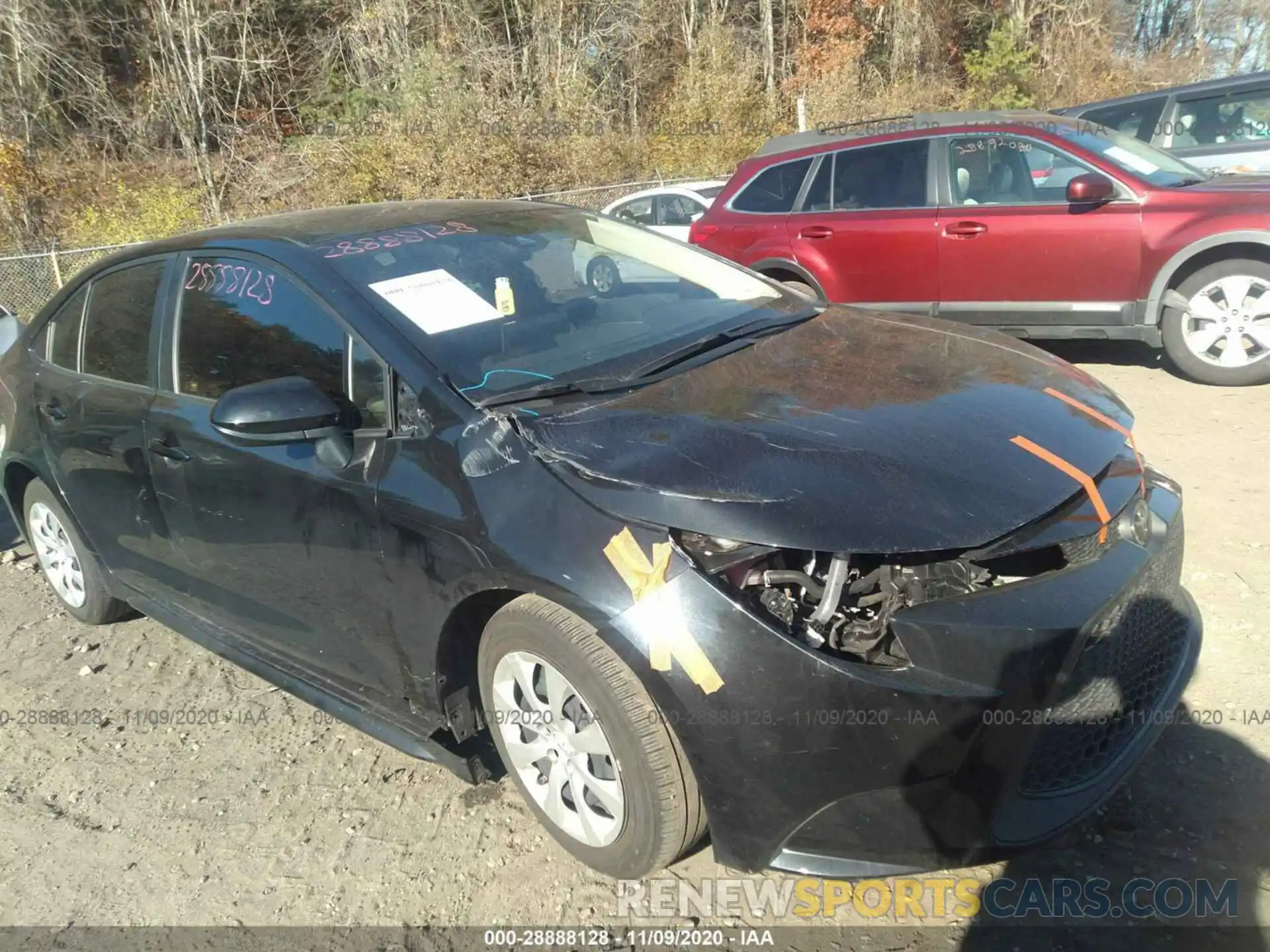 1 Photograph of a damaged car JTDEPRAE3LJ035758 TOYOTA COROLLA 2020