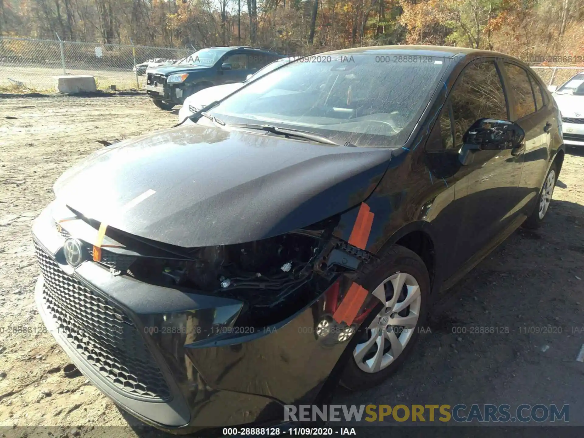 2 Photograph of a damaged car JTDEPRAE3LJ035758 TOYOTA COROLLA 2020