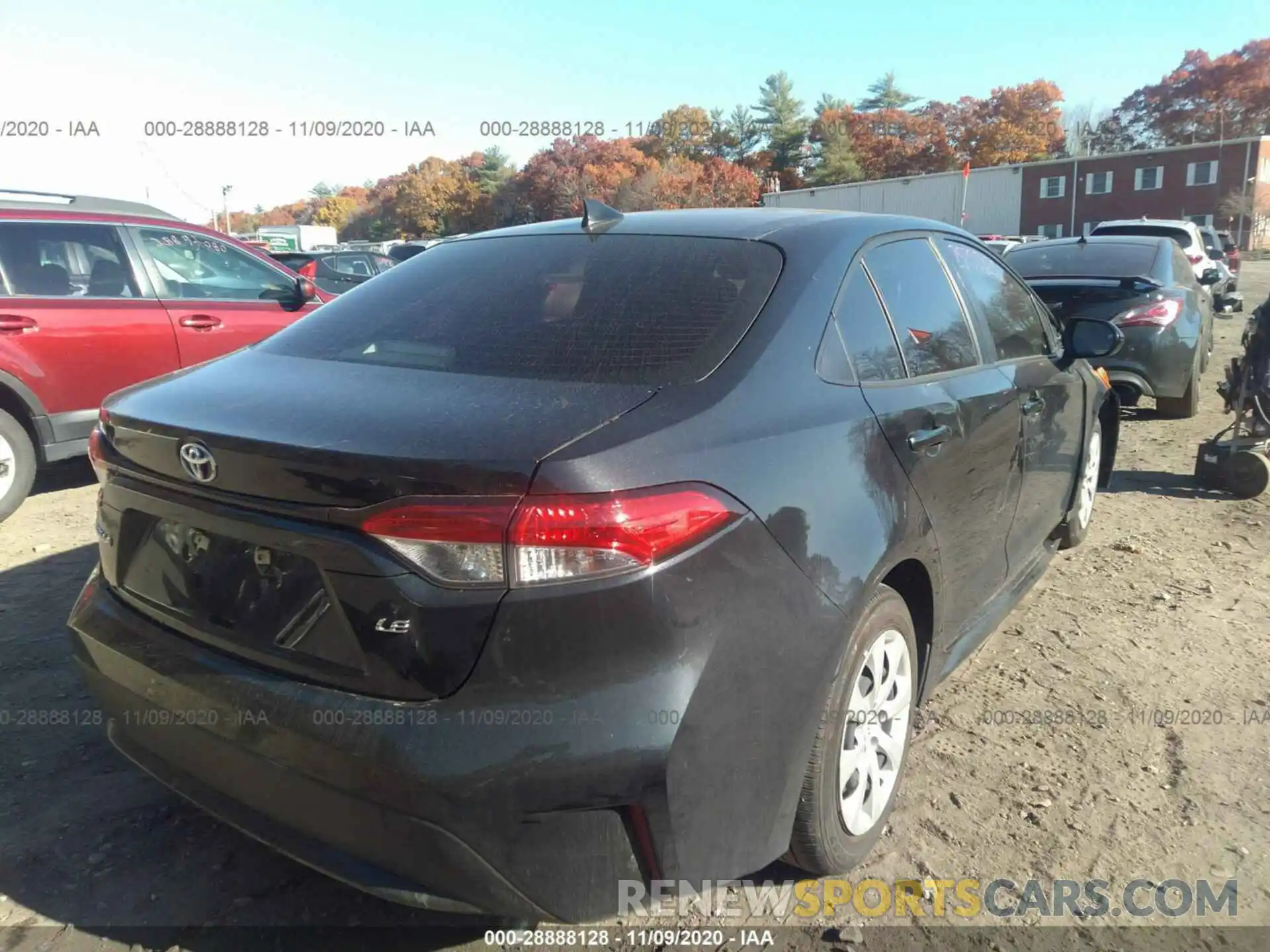 4 Photograph of a damaged car JTDEPRAE3LJ035758 TOYOTA COROLLA 2020