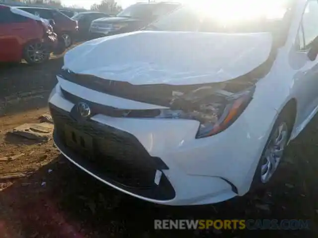 9 Photograph of a damaged car JTDEPRAE3LJ035985 TOYOTA COROLLA 2020