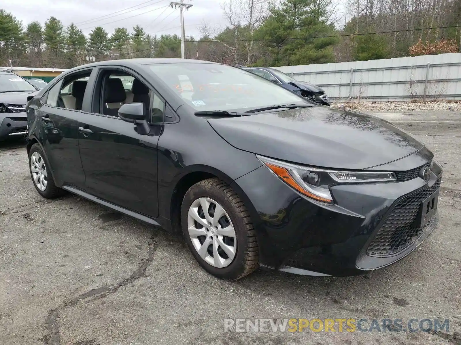 1 Photograph of a damaged car JTDEPRAE3LJ036361 TOYOTA COROLLA 2020