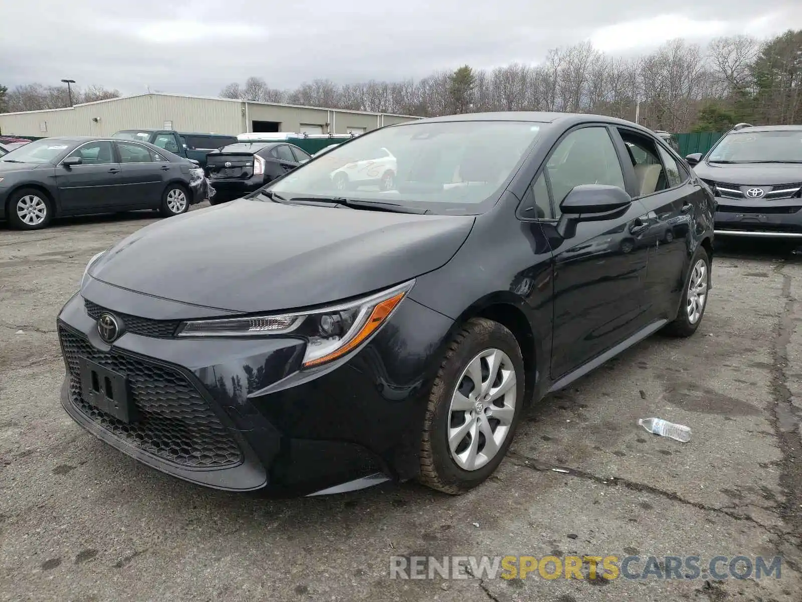 2 Photograph of a damaged car JTDEPRAE3LJ036361 TOYOTA COROLLA 2020