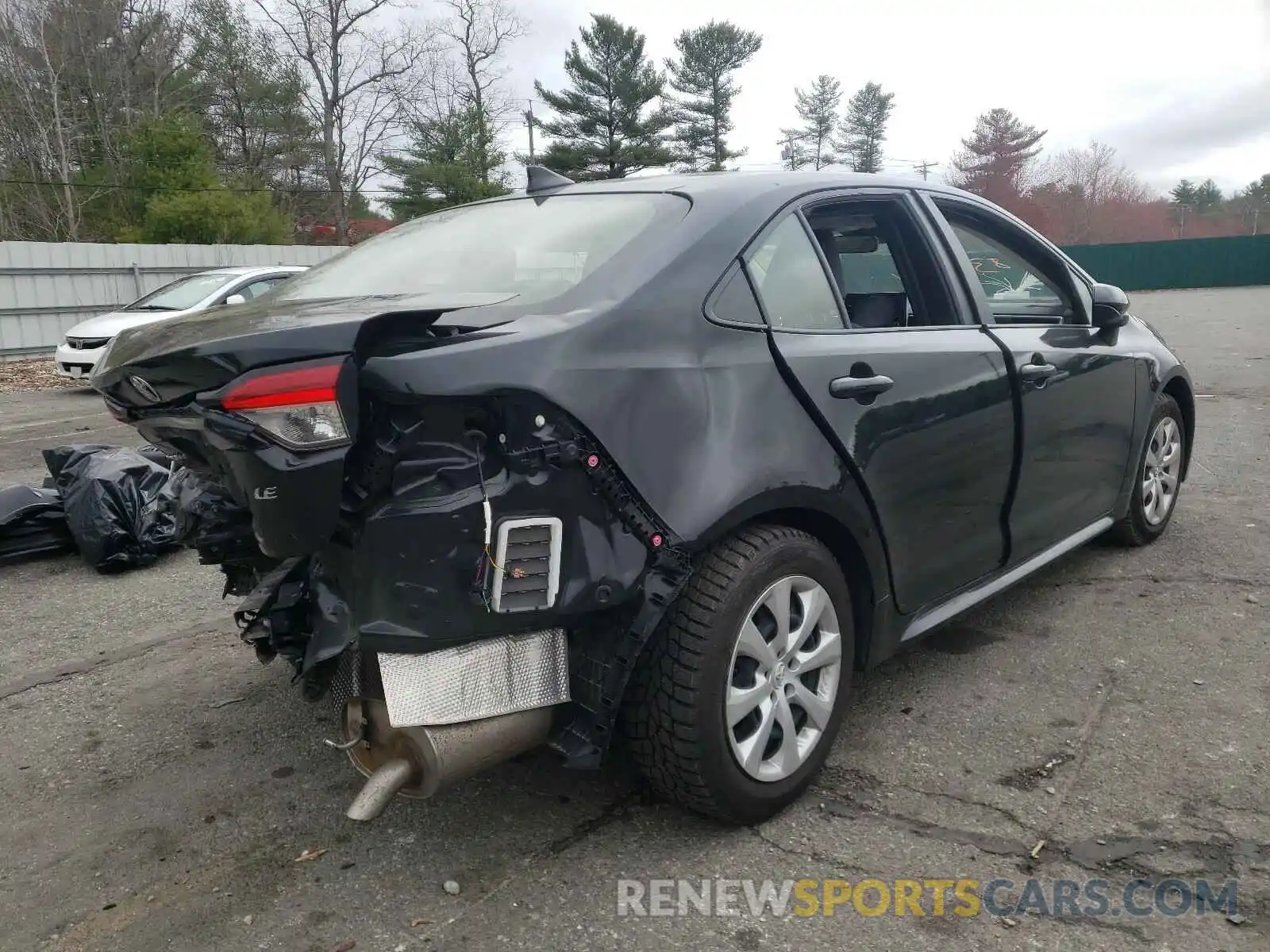 4 Photograph of a damaged car JTDEPRAE3LJ036361 TOYOTA COROLLA 2020