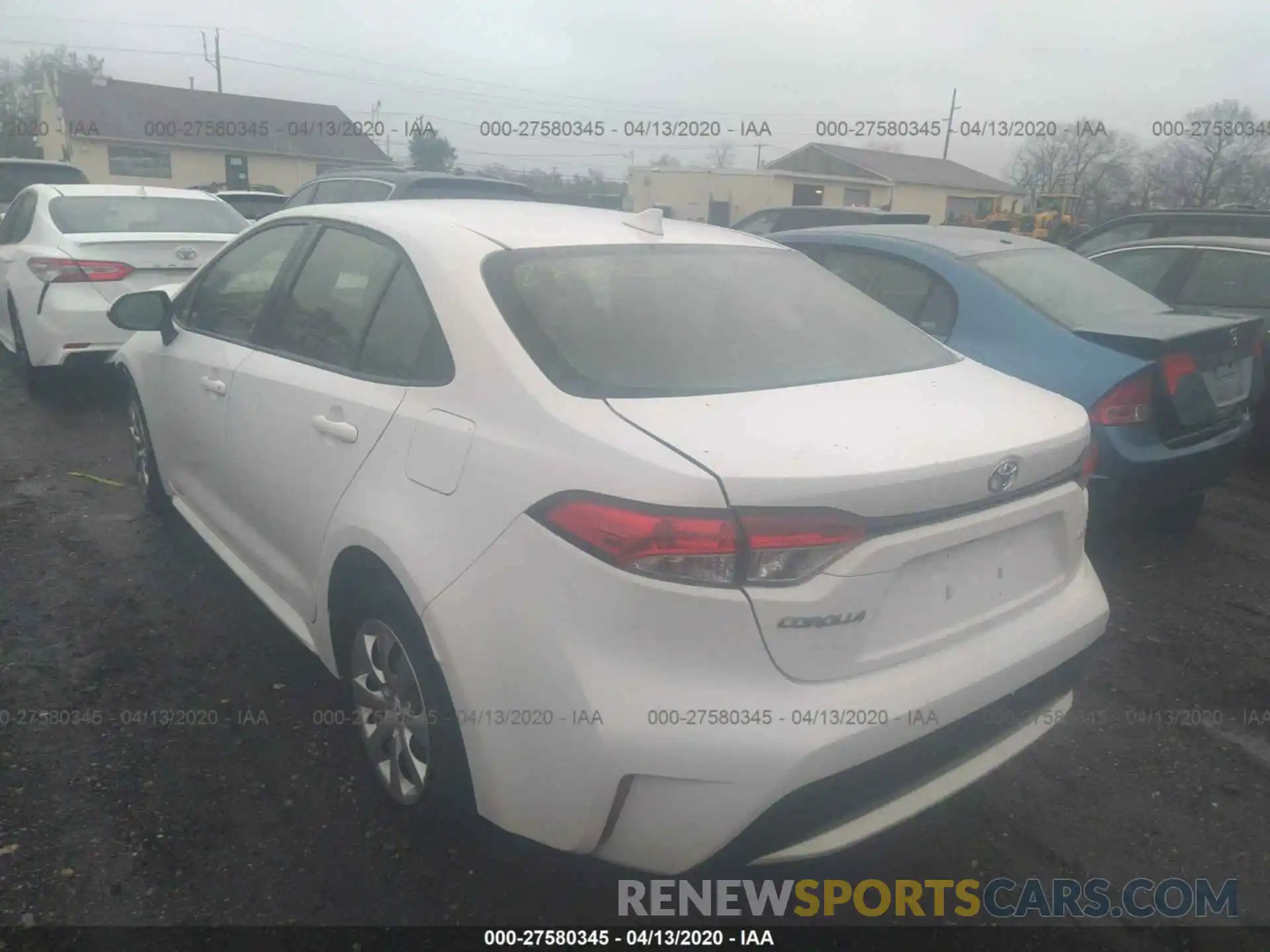 3 Photograph of a damaged car JTDEPRAE3LJ036375 TOYOTA COROLLA 2020