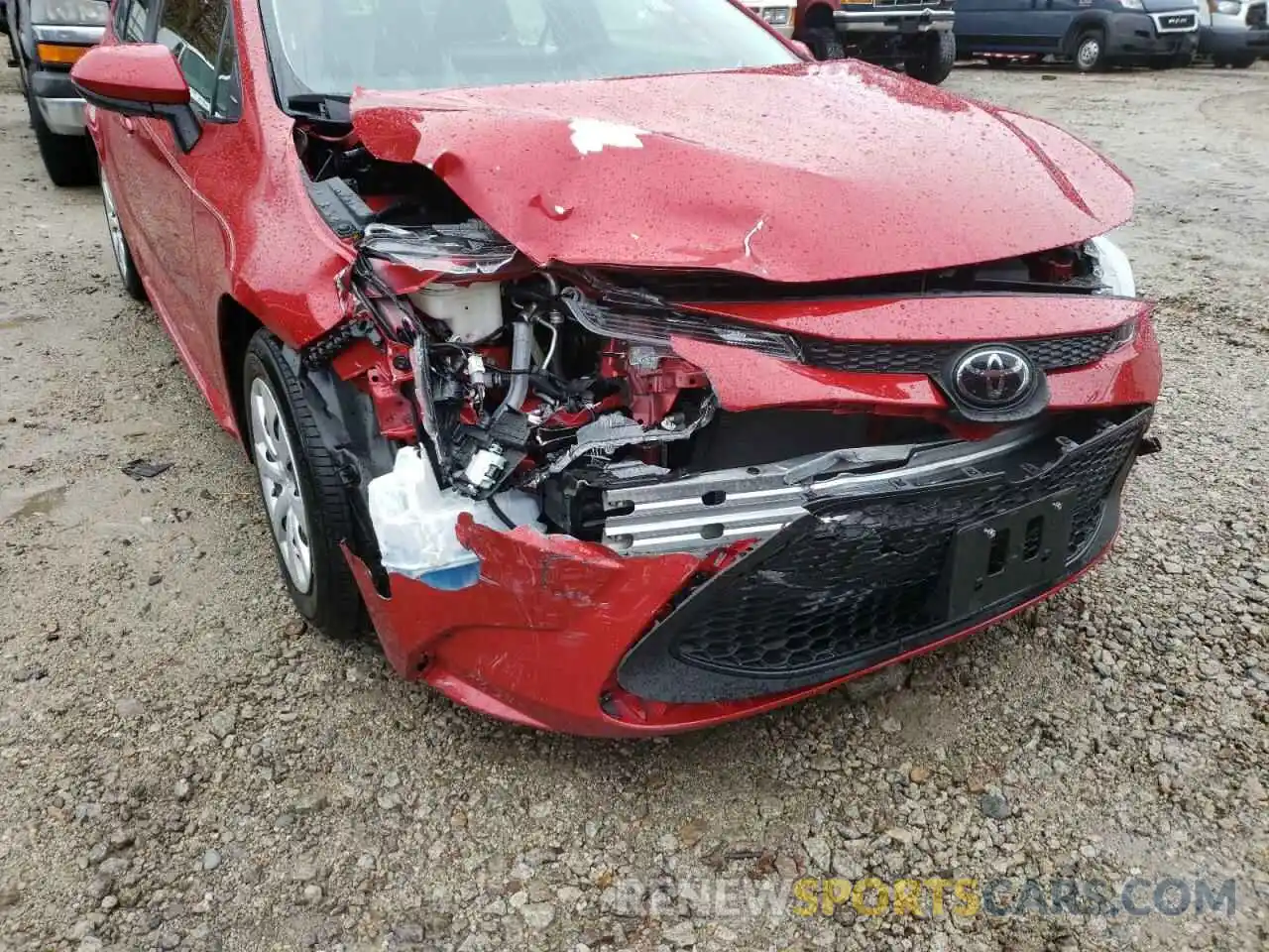 9 Photograph of a damaged car JTDEPRAE3LJ037042 TOYOTA COROLLA 2020