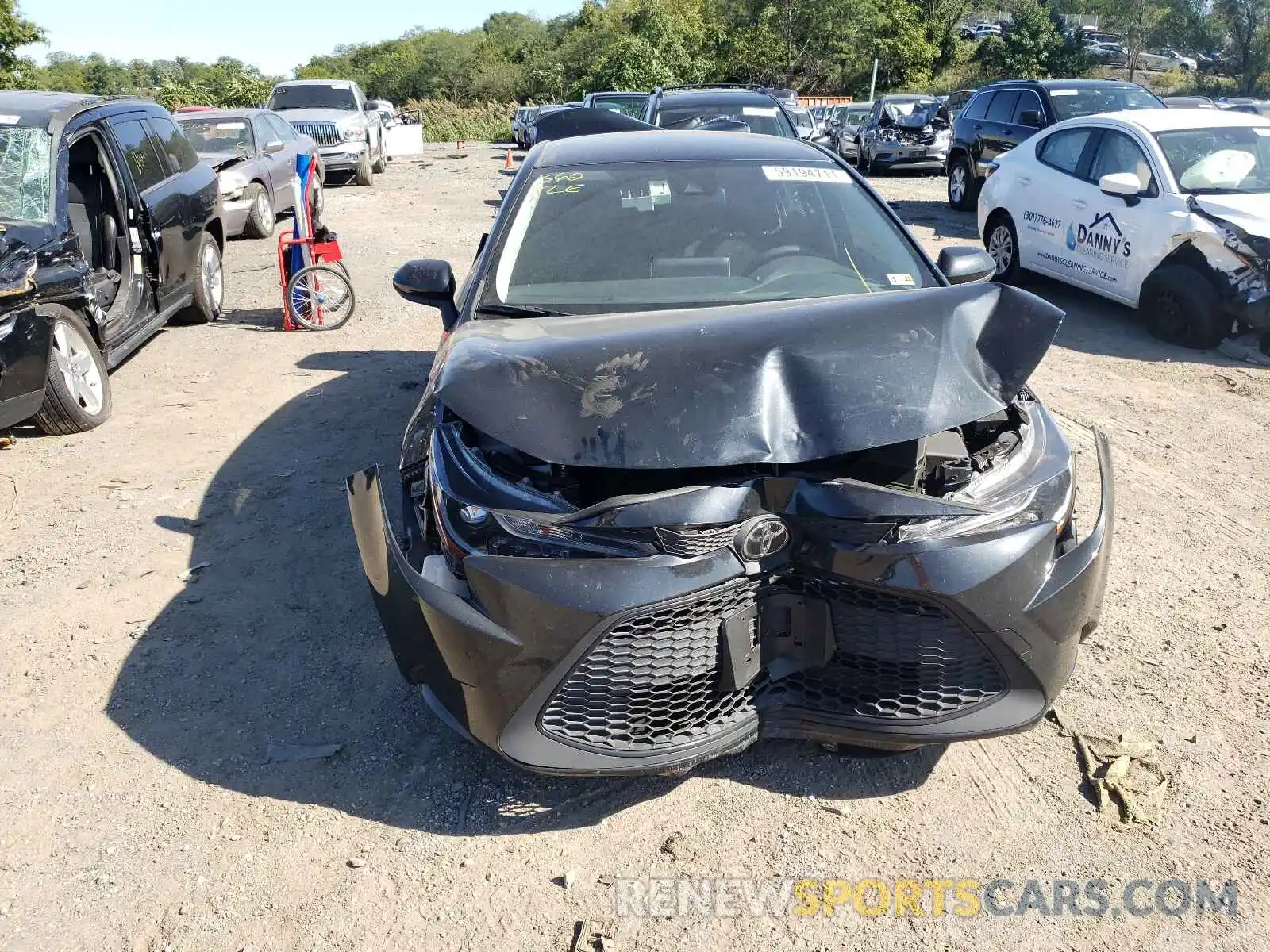 9 Photograph of a damaged car JTDEPRAE3LJ037154 TOYOTA COROLLA 2020