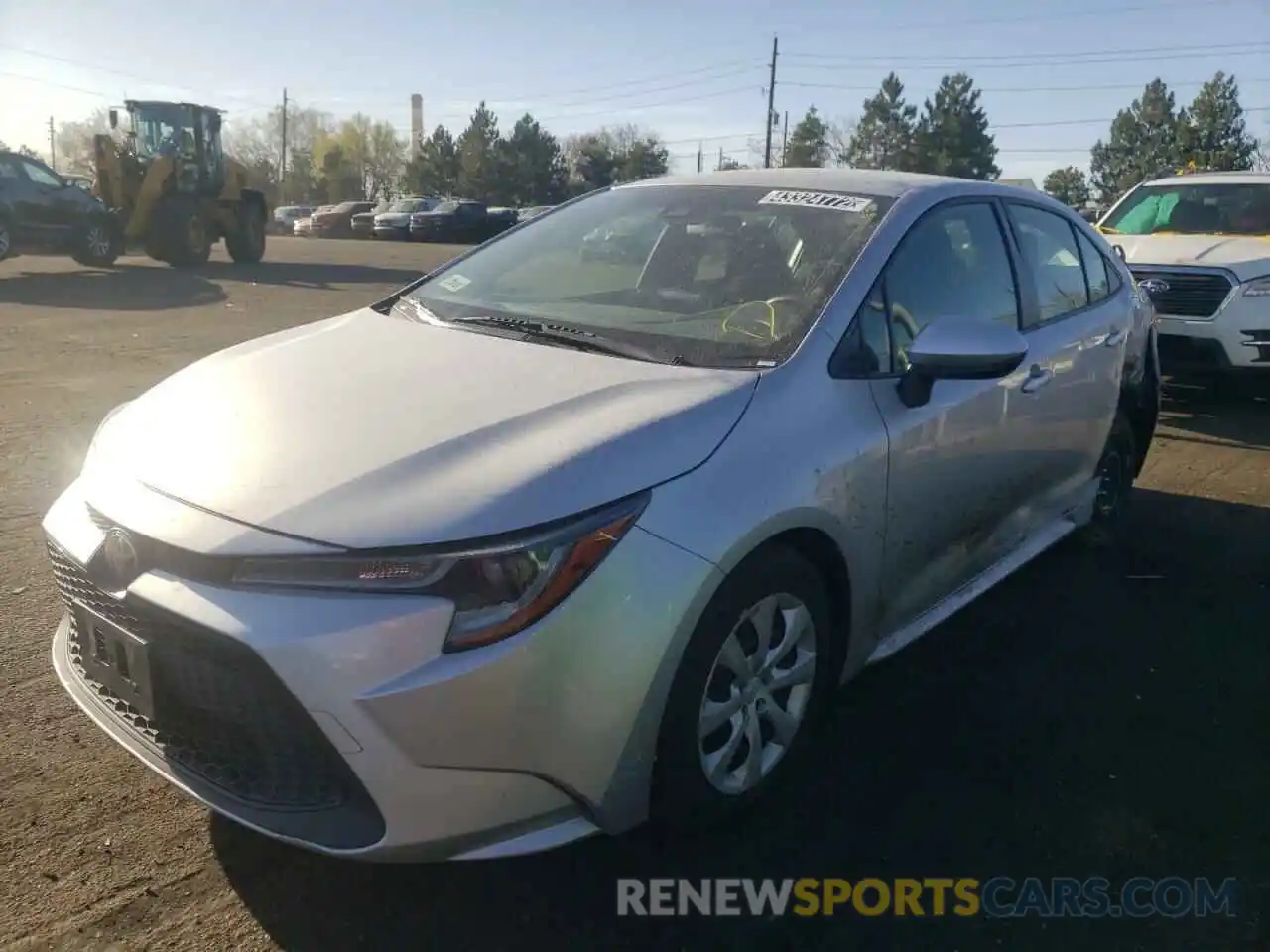 2 Photograph of a damaged car JTDEPRAE3LJ037218 TOYOTA COROLLA 2020