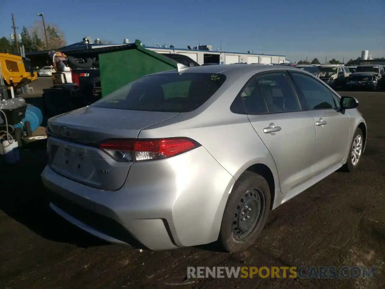 4 Photograph of a damaged car JTDEPRAE3LJ037218 TOYOTA COROLLA 2020