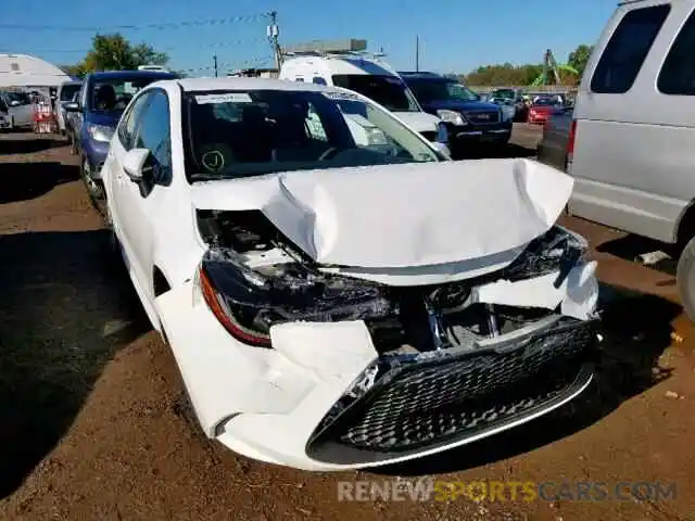 1 Photograph of a damaged car JTDEPRAE3LJ038076 TOYOTA COROLLA 2020