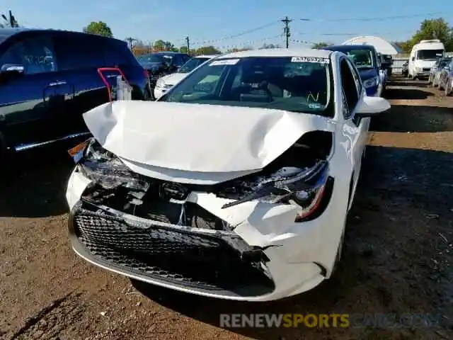 2 Photograph of a damaged car JTDEPRAE3LJ038076 TOYOTA COROLLA 2020