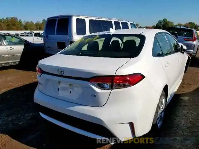 4 Photograph of a damaged car JTDEPRAE3LJ038076 TOYOTA COROLLA 2020