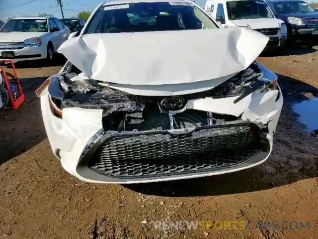 9 Photograph of a damaged car JTDEPRAE3LJ038076 TOYOTA COROLLA 2020