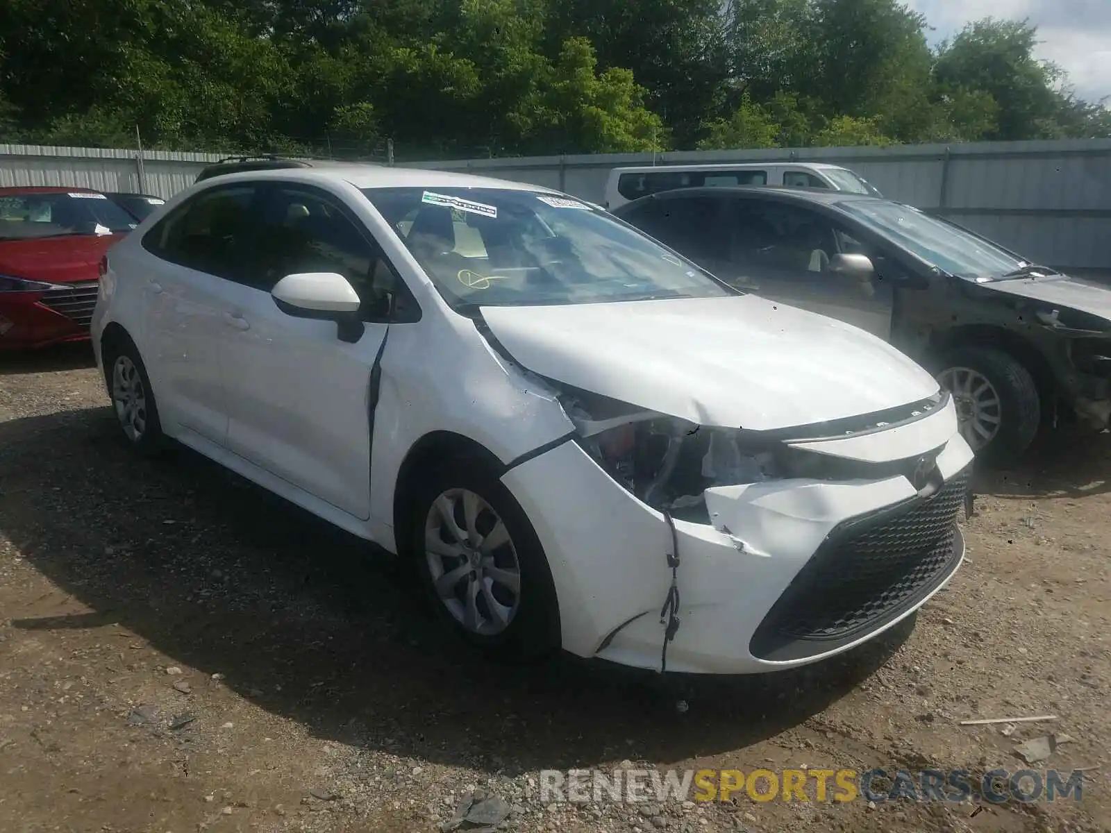 1 Photograph of a damaged car JTDEPRAE3LJ038532 TOYOTA COROLLA 2020