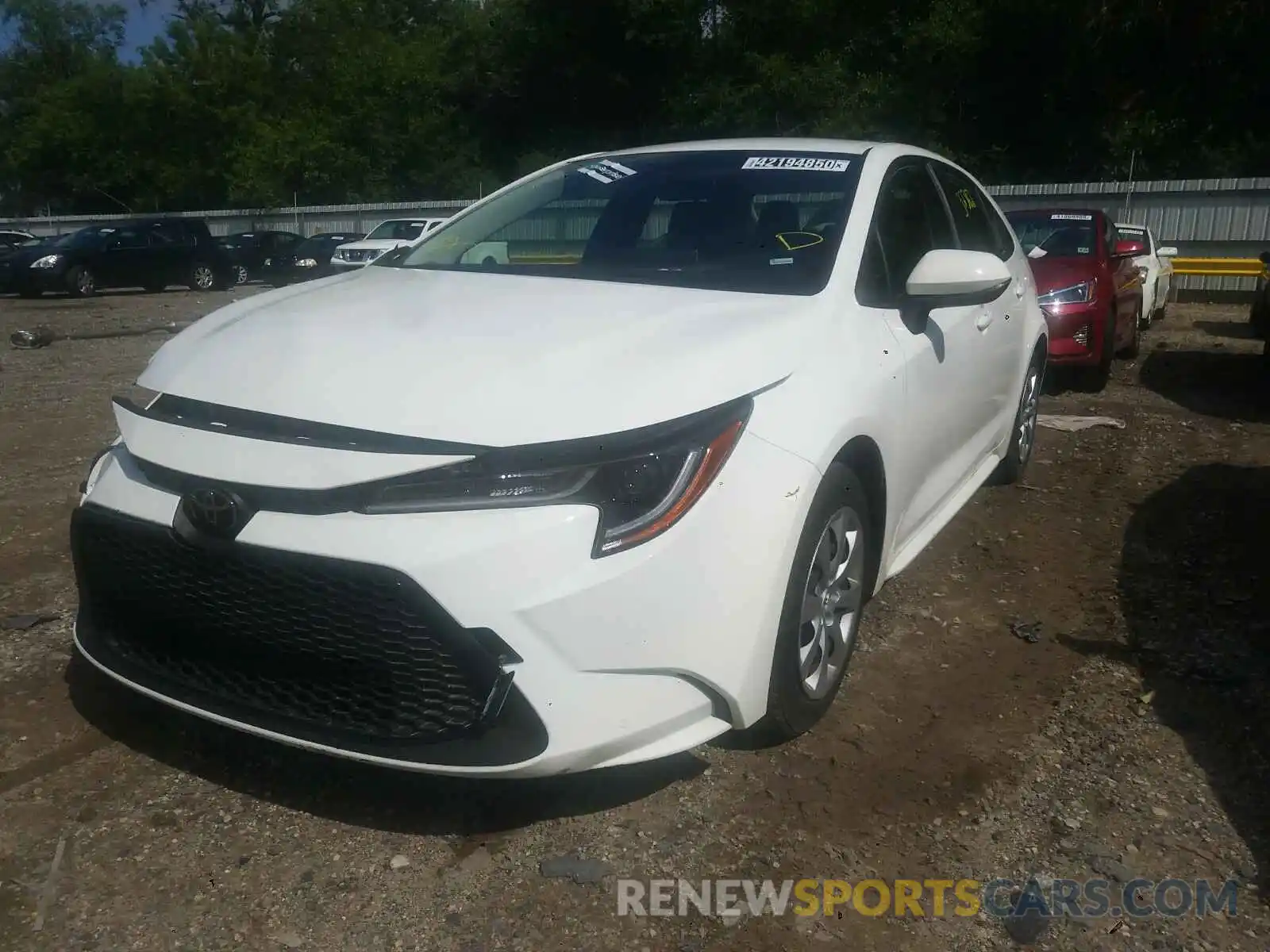 2 Photograph of a damaged car JTDEPRAE3LJ038532 TOYOTA COROLLA 2020