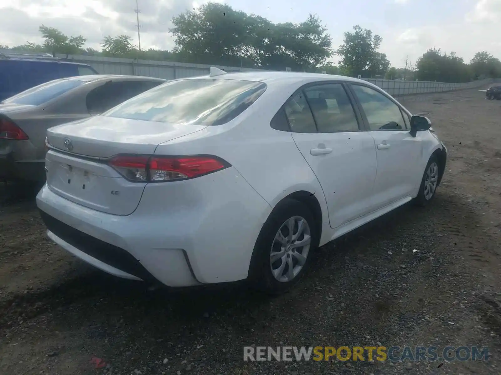 4 Photograph of a damaged car JTDEPRAE3LJ038532 TOYOTA COROLLA 2020