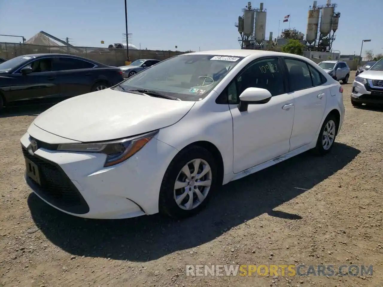 2 Photograph of a damaged car JTDEPRAE3LJ038563 TOYOTA COROLLA 2020