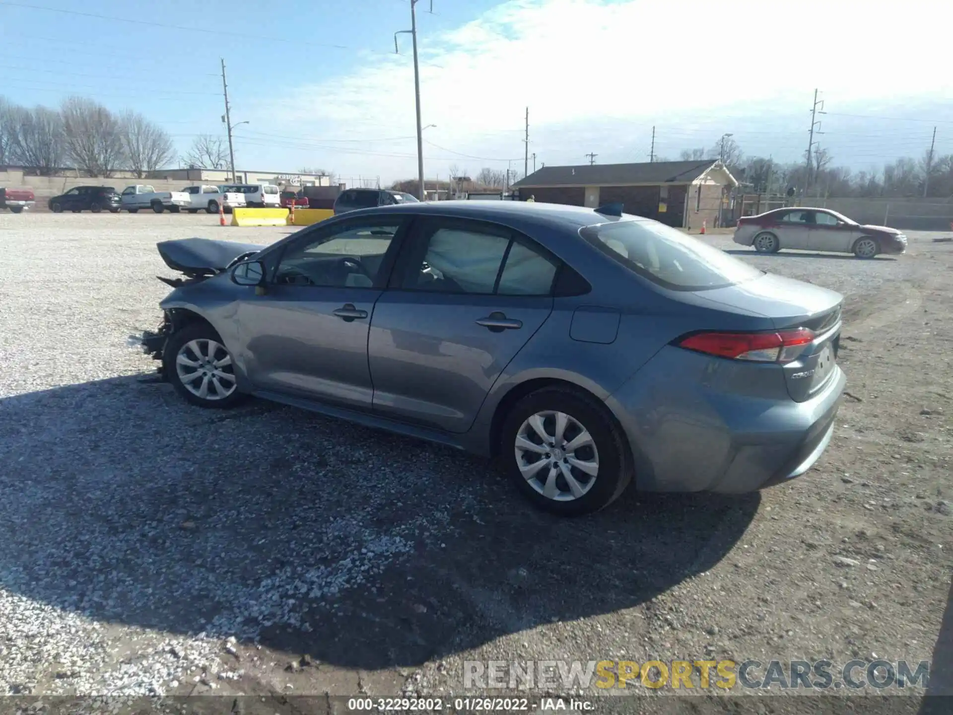 3 Photograph of a damaged car JTDEPRAE3LJ038580 TOYOTA COROLLA 2020