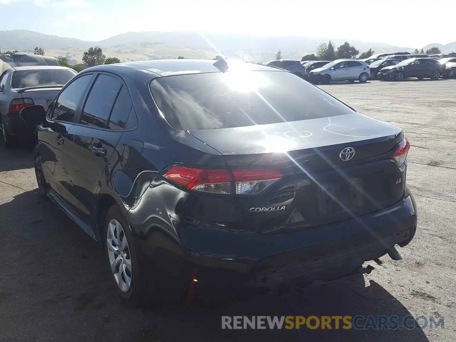 3 Photograph of a damaged car JTDEPRAE3LJ038594 TOYOTA COROLLA 2020