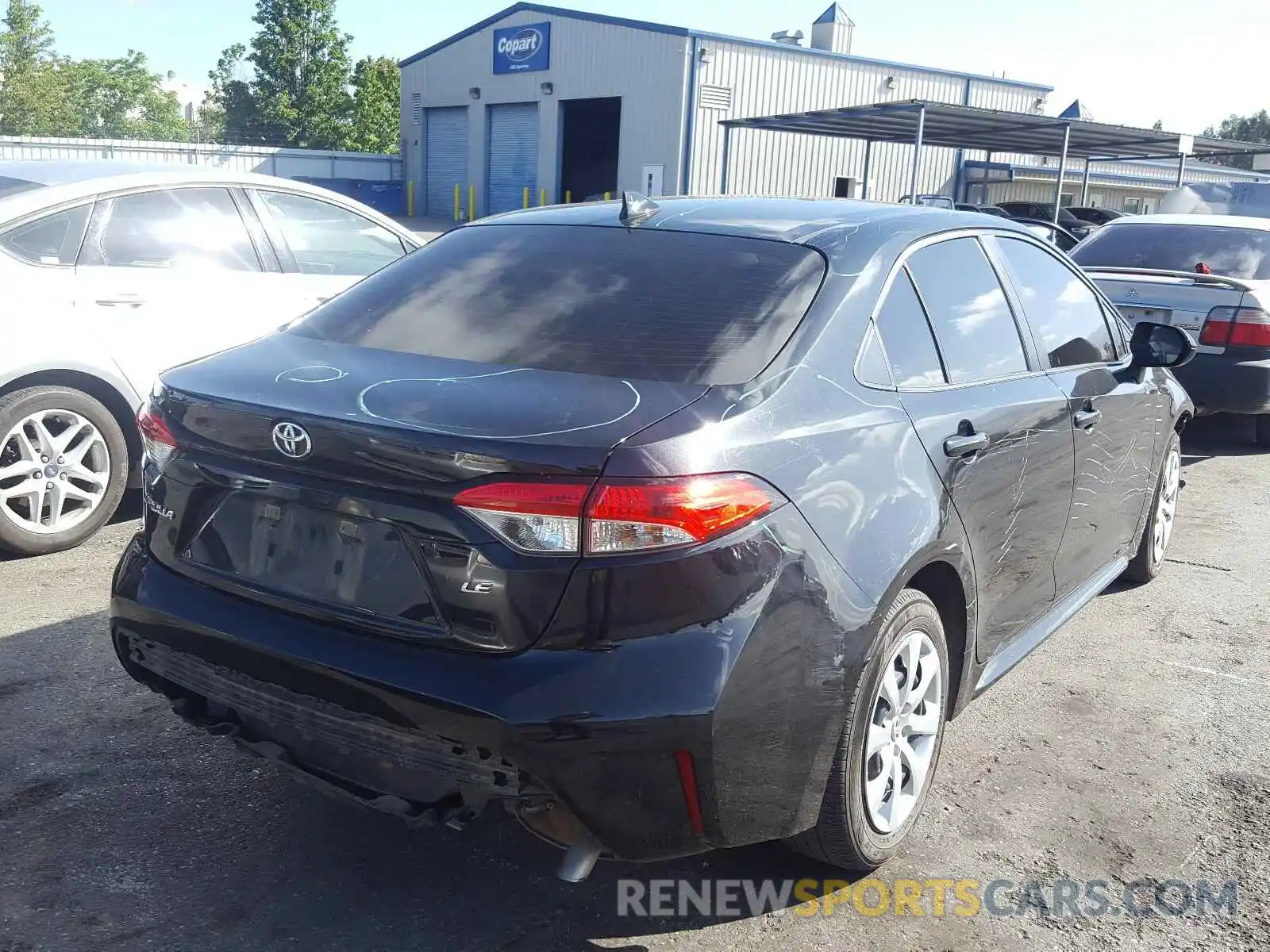 4 Photograph of a damaged car JTDEPRAE3LJ038594 TOYOTA COROLLA 2020