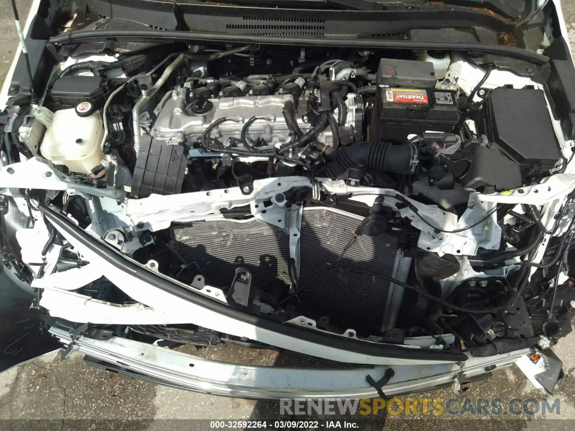 10 Photograph of a damaged car JTDEPRAE3LJ039132 TOYOTA COROLLA 2020