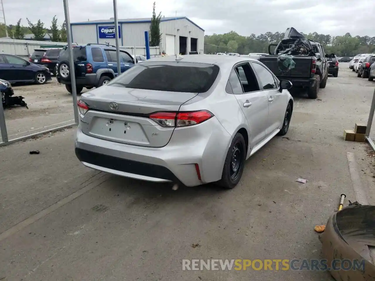 4 Photograph of a damaged car JTDEPRAE3LJ039146 TOYOTA COROLLA 2020