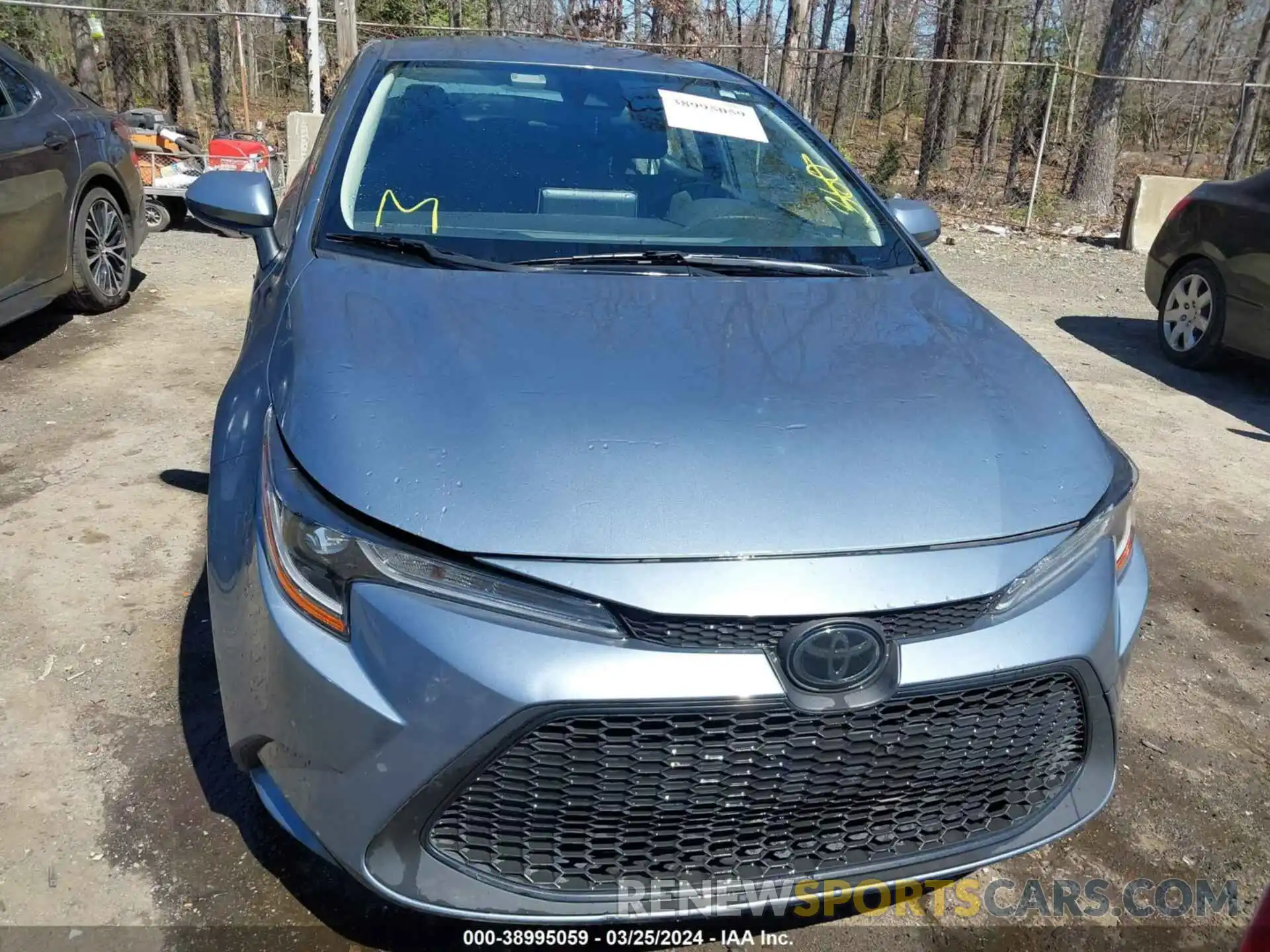 12 Photograph of a damaged car JTDEPRAE3LJ039180 TOYOTA COROLLA 2020