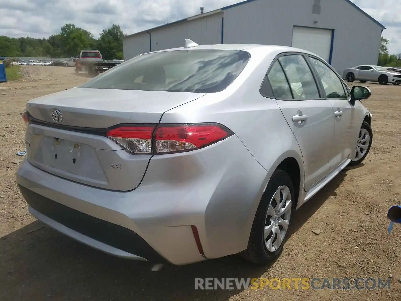 4 Photograph of a damaged car JTDEPRAE3LJ039258 TOYOTA COROLLA 2020