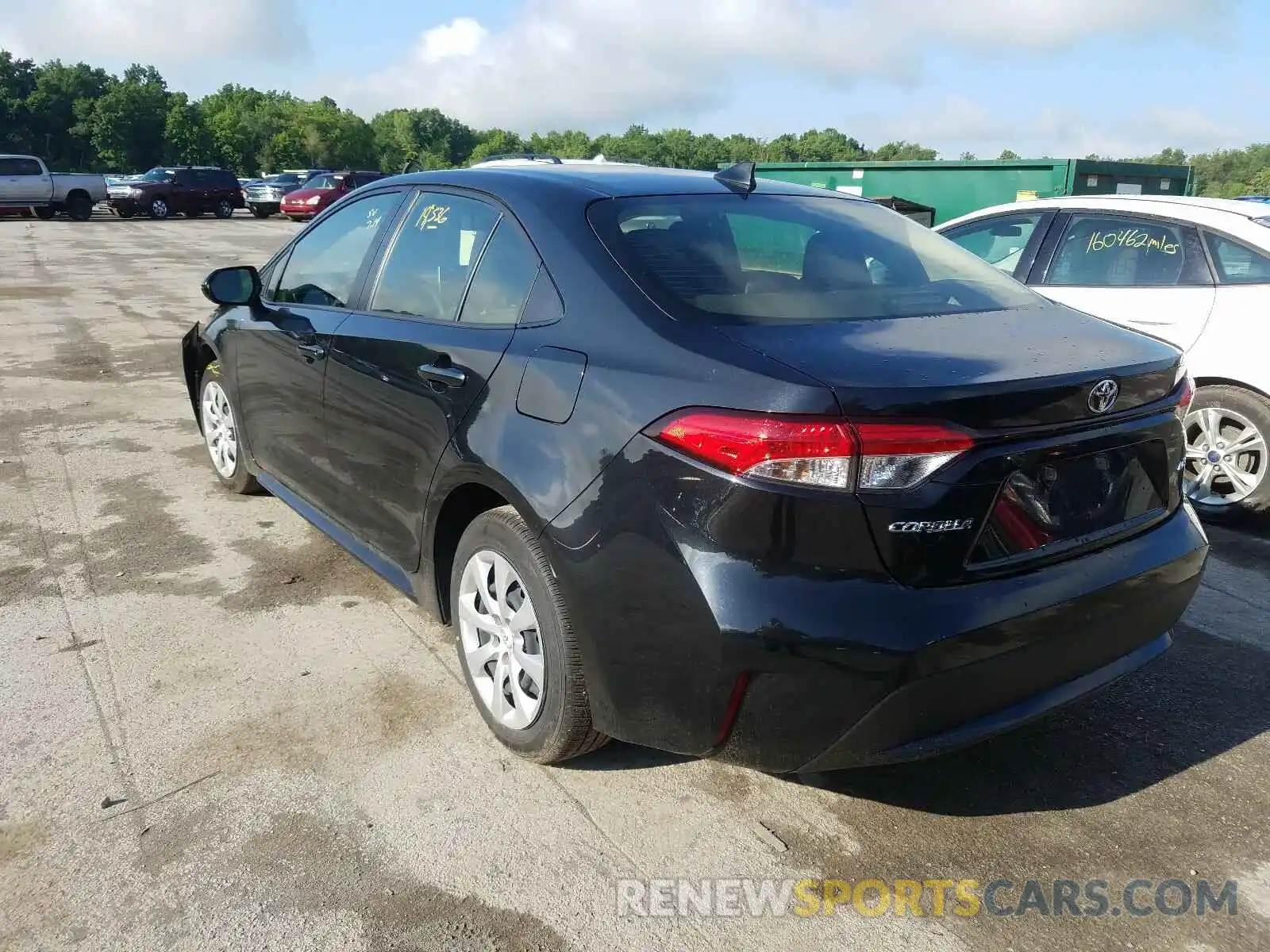 3 Photograph of a damaged car JTDEPRAE3LJ039292 TOYOTA COROLLA 2020